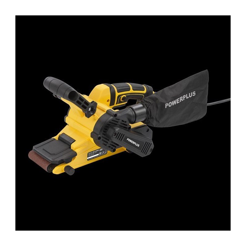 Ponceuse a bande - POWERPLUS - POWX0461 - 900 W - Large bande abrasive