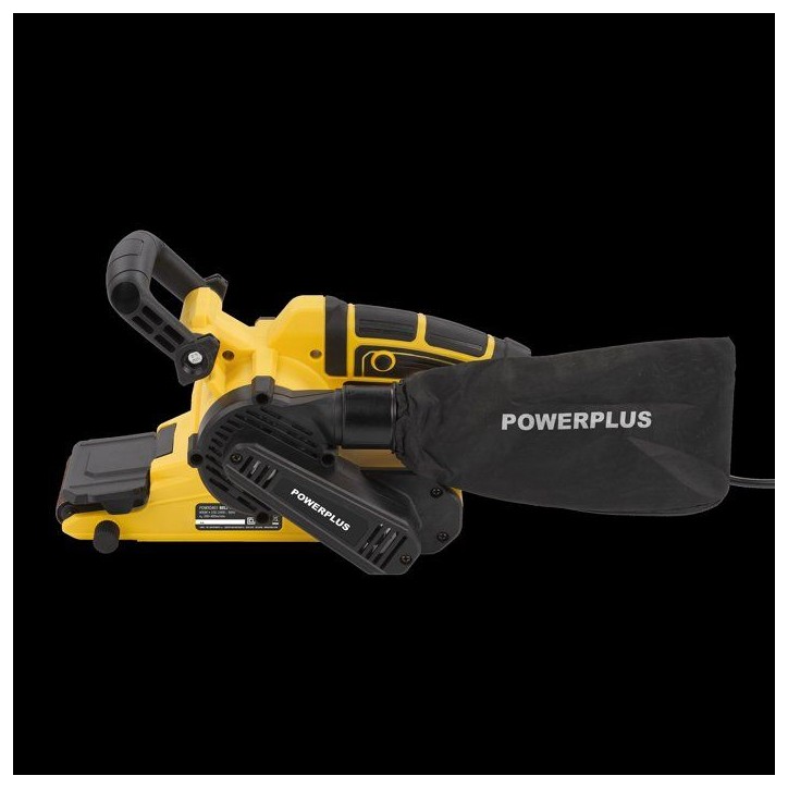 Ponceuse a bande - POWERPLUS - POWX0461 - 900 W - Large bande abrasive - Inclus : mallette de rangement et 3 accessoires Ponceuse a bande - POWERPLUS - POWX0461 - 900 W - Large bande abrasive - Inclus : mallette de rangement et 3 accessoires