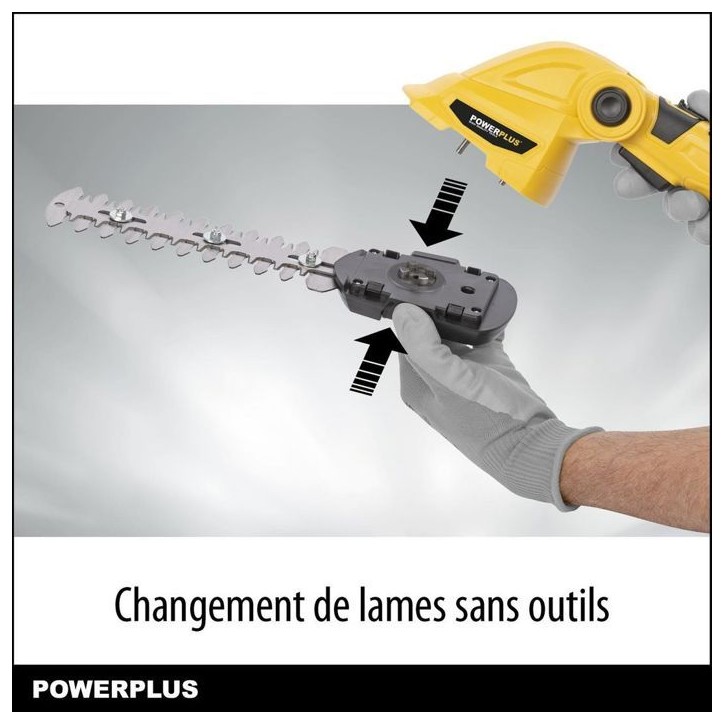 Cisaille a Gazon et Sculpte Haie sur Batterie POWXG2033 - Powerplus Cisaille a Gazon et Sculpte Haie sur Batterie POWXG2033 - Powerplus
