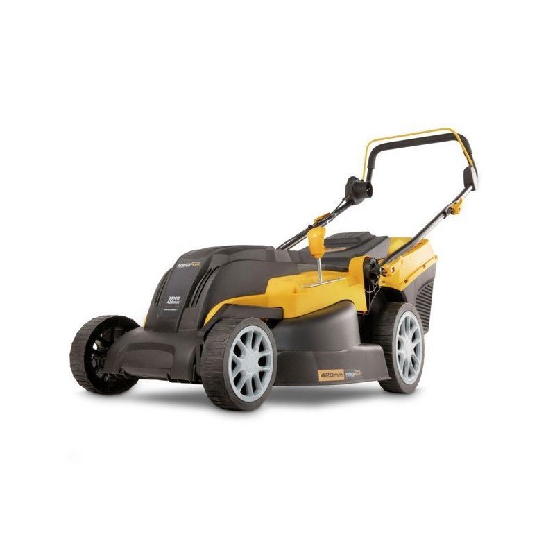 Tondeuse Gazon Électrique POWERPLUS POWXG6281 - 2000W, 420mm Ø, Rama