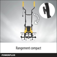 Powerplus Motoculteur Électrique POWXG72010 - 1500 W, 6 Lames, Profon