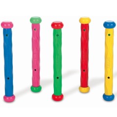 Jeux bâtons de Piscine - Intex - Lot de 5 couleurs - Souple - Mixte -
