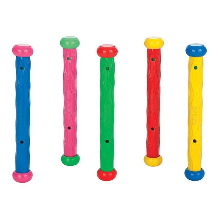 Jeux bâtons de Piscine - Intex - Lot de 5 couleurs - Souple - Mixte - A partir de 6 ans Jeux bâtons de Piscine - Intex - Lot de 5 couleurs - Souple - Mixte - A partir de 6 ans