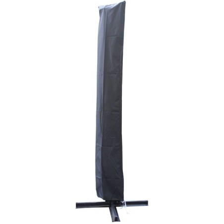 Parasol - Proloisirs - Déporté alu / acier 3x3 - Taupe - 8 inclinais