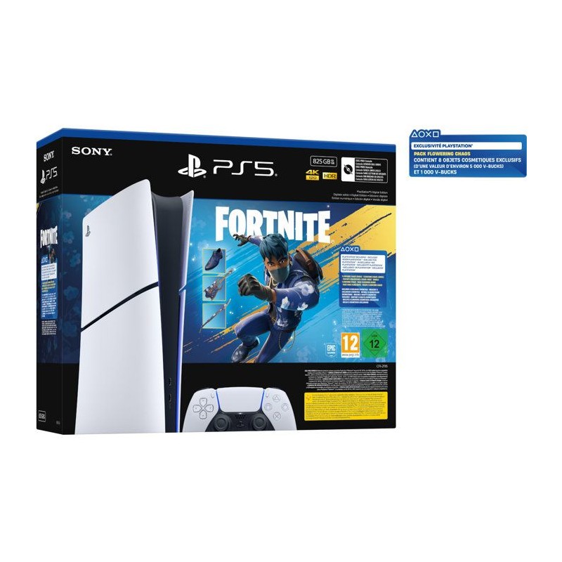 Pack PS5 Digitale (sans lecteur CD) : Console PlayStation 5 (Modele Sl