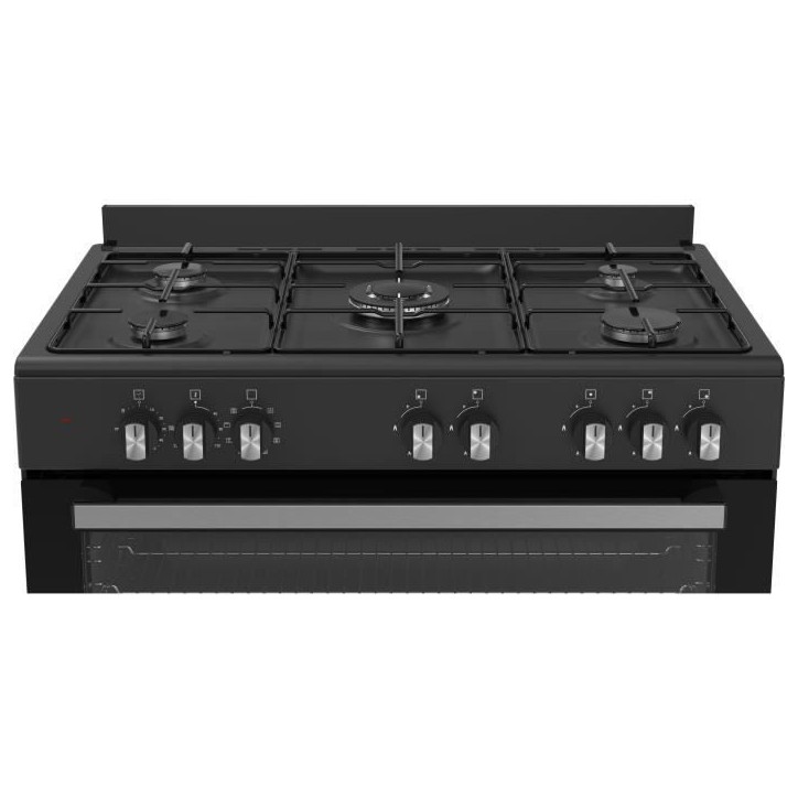 Cuisiniere a gaz - BERTAZZONI - SEL925MN - 5 foyers - 3,6 Kwh - 90 cm - Noir