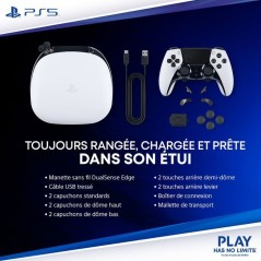 Manette sans fil DualSense Edge™ - Midnight Black I PS5 et PC