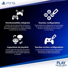 Manette sans fil DualSense Edge™ - Midnight Black I PS5 et PC