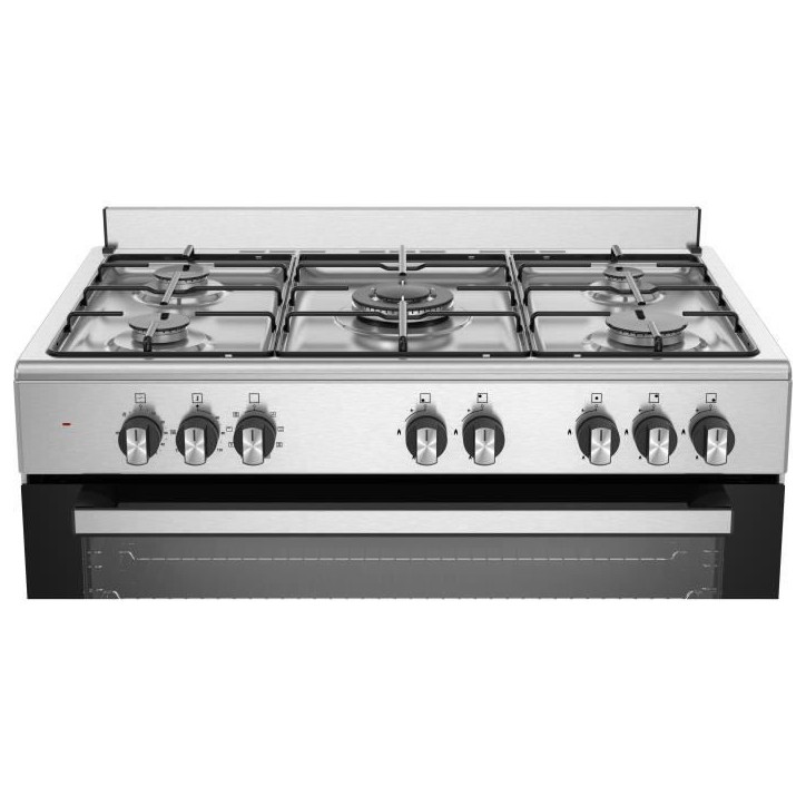 Cuisiniere a gaz - BERTAZZONI - SEL925MX - 5 foyers - 3,6 Kwh - 90 cm - Inox Cuisiniere a gaz - BERTAZZONI - SEL925MX - 5 foyers - 3,6 Kwh - 90 cm - Inox