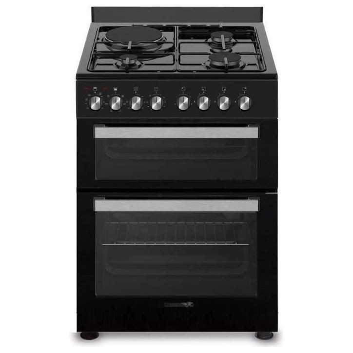 LA GERMANIA SM61DFN Cuisiniere 2 Fours Noire LA GERMANIA SM61DFN Cuisiniere 2 Fours Noire