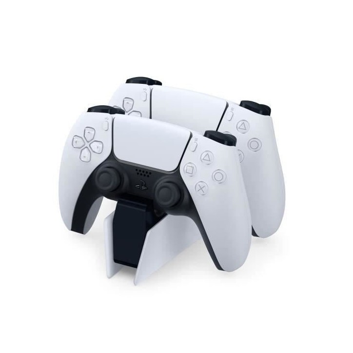 Station de Rechargement pour DualSense PS5 Blanche/White - Chargeur de Manette - PlayStation officiel