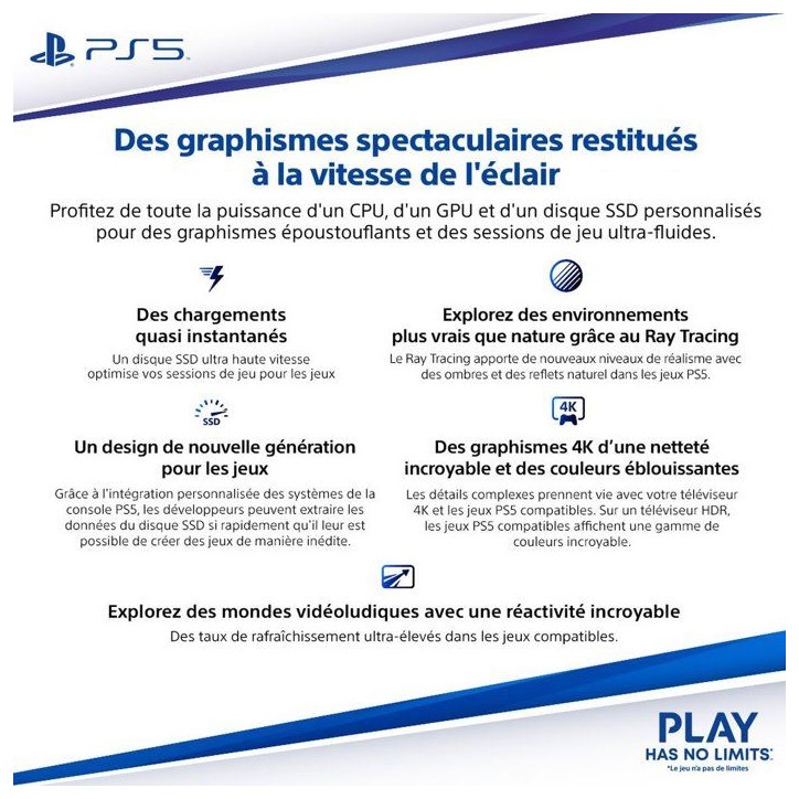 Console PlayStation 5 - Edition Standard (Modele Slim avec lecteur CD) Console PlayStation 5 - Edition Standard (Modele Slim avec lecteur CD)