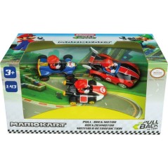 Pack de 3 voitures a rétofriction - CARRERA Pull & Speed - Mario Kart