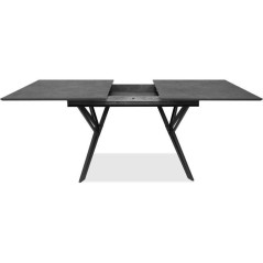 Table a Manger Extensible PULA - Ardoise & Noir - Rectangulaire - 10 p