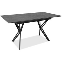 Table a Manger Extensible PULA - Ardoise & Noir - Rectangulaire - 10 p