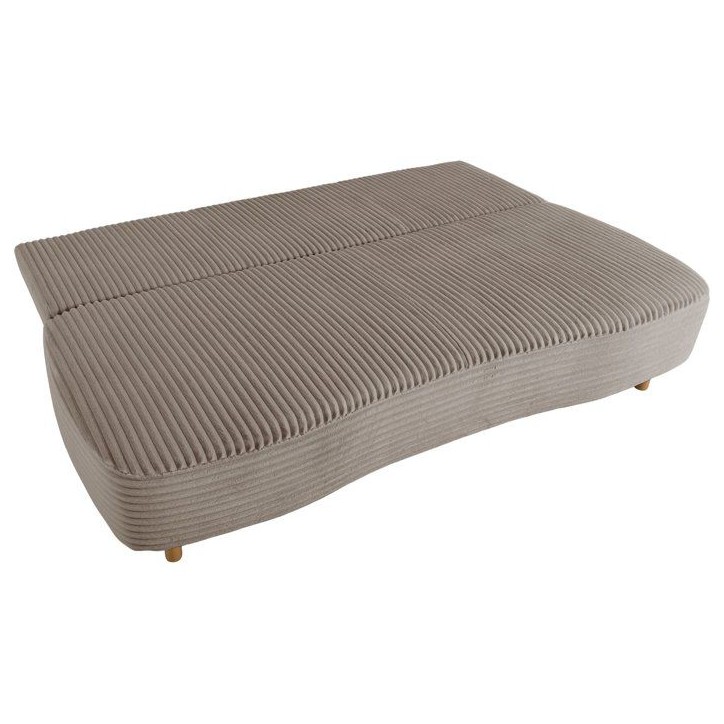 Canapé convertible - 3 places - PYLA - Tissu velours Marron glacé - Coffre - 203 x 95 x 89 cm Canapé convertible - 3 places - PYLA - Tissu velours Marron glacé - Coffre - 203 x 95 x 89 cm