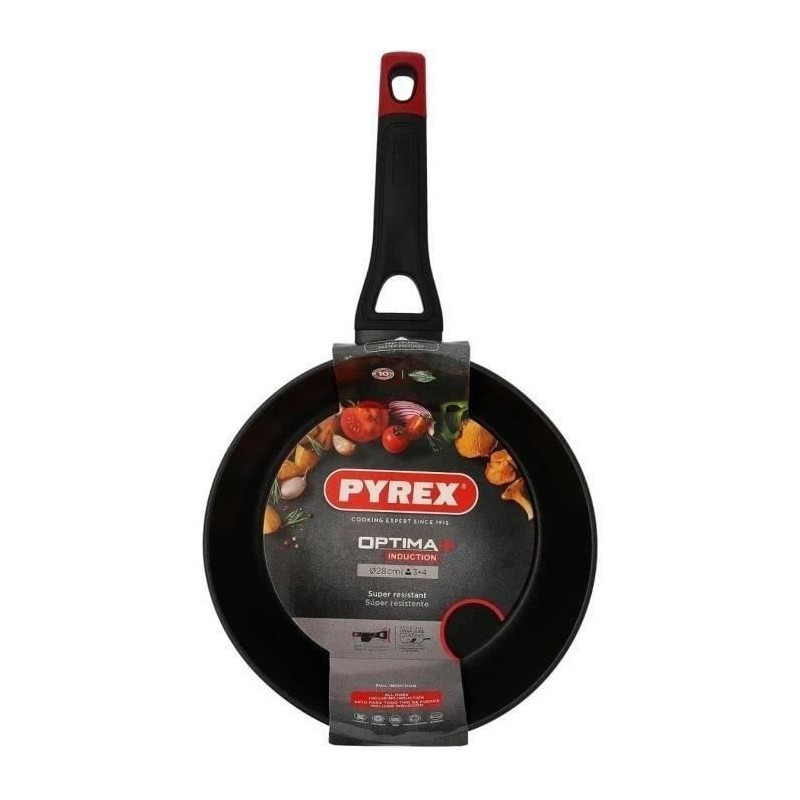 Poele profonde - PYREX - 1455027 - En aluminium forgé - Antiadhésif