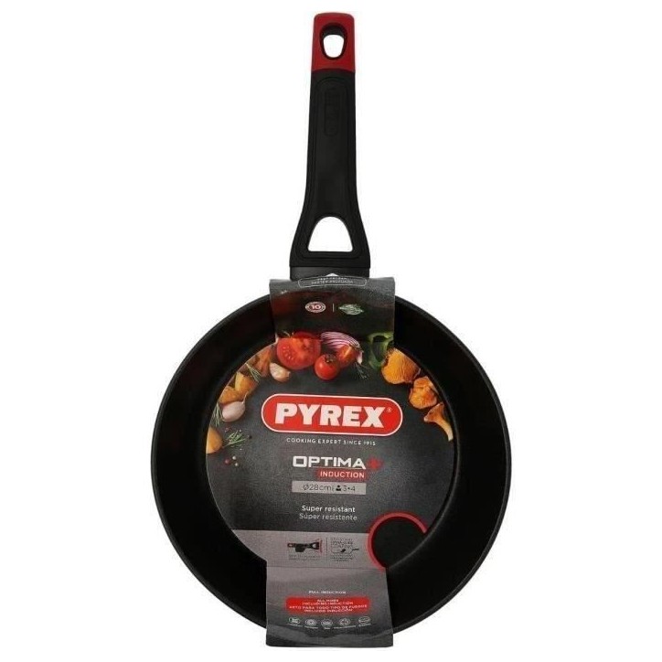 Poele profonde - PYREX - 1455027 - En aluminium forgé - Antiadhésif - 28 cm - Sans PFAS Poele profonde - PYREX - 1455027 - En aluminium forgé - Antiadhésif - 28 cm - Sans PFAS