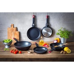 Poele profonde - PYREX - 1455027 - En aluminium forgé - Antiadhésif