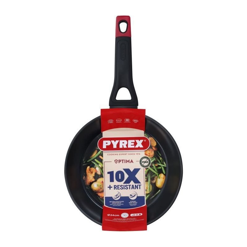 Poele profonde - PYREX - 1455026 - En aluminium forgé - Antiadhésif