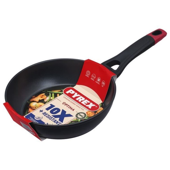 Poele profonde - PYREX - 1455026 - En aluminium forgé - Antiadhésif - 26 cm - Sans PFAS Poele profonde - PYREX - 1455026 - En aluminium forgé - Antiadhésif - 26 cm - Sans PFAS