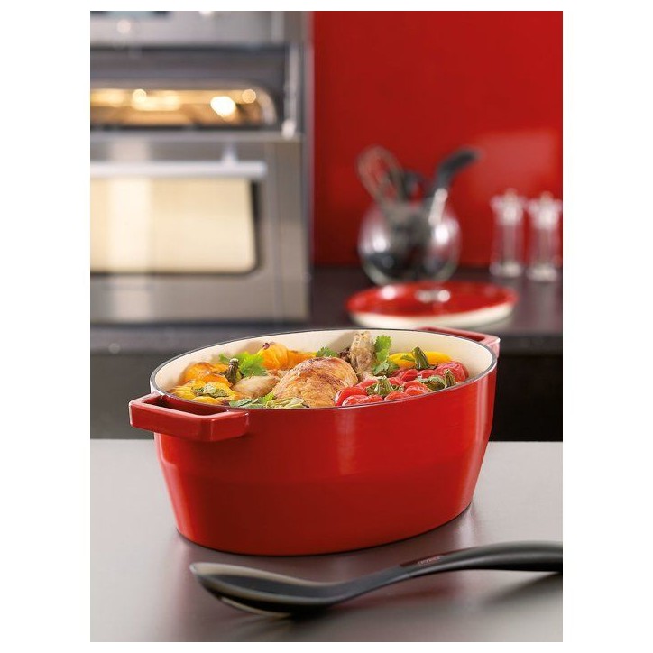 Cocotte ronde - PYREX - Slow Cook - 24 cm - Rouge Cocotte ronde - PYREX - Slow Cook - 24 cm - Rouge