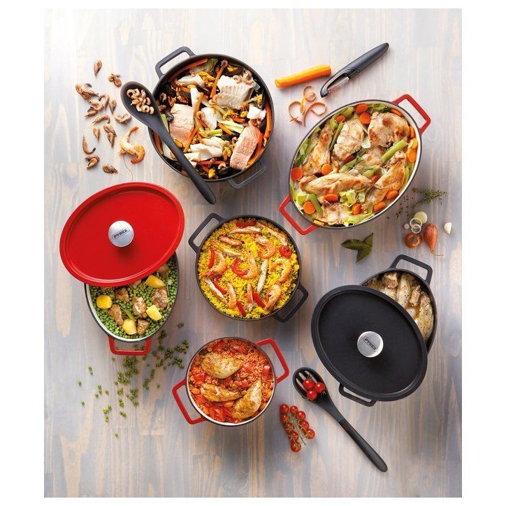 Cocotte ronde - PYREX - Slow Cook - 24 cm - Rouge Cocotte ronde - PYREX - Slow Cook - 24 cm - Rouge