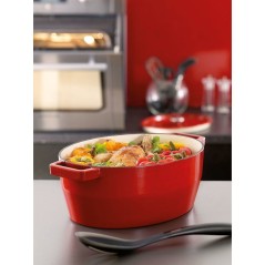 Cocotte ronde - PYREX - Slow Cook - 28 cm - Rouge