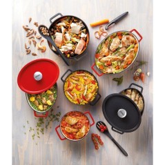 Cocotte ronde - PYREX - Slow Cook - 28 cm - Rouge