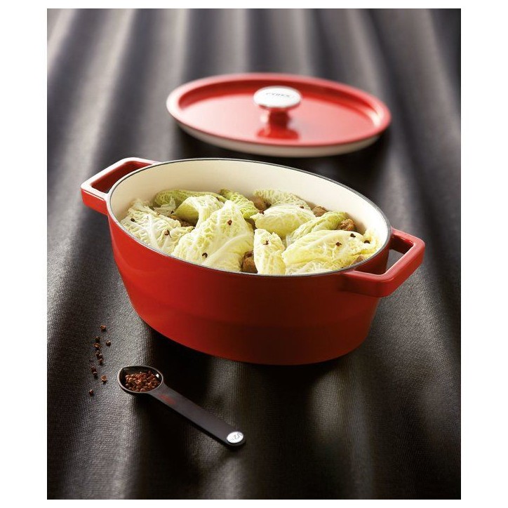Cocotte ovale - PYREX - Slow Cook - 29 cm - Rouge Cocotte ovale - PYREX - Slow Cook - 29 cm - Rouge