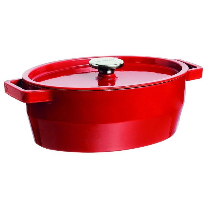 Cocotte ovale - PYREX - Slow Cook - 33 cm - Rouge Cocotte ovale - PYREX - Slow Cook - 33 cm - Rouge