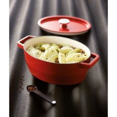 Cocotte ovale - PYREX - Slow Cook - 33 cm - Rouge