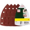 Assortiment de 25 disques abrasifs Bosch - Pour Ponceuses Multi, Grain