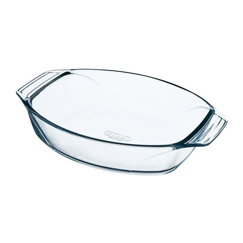 Plat a four ovale - PYREX - Let's Share - 39 x 27 cm - Verre