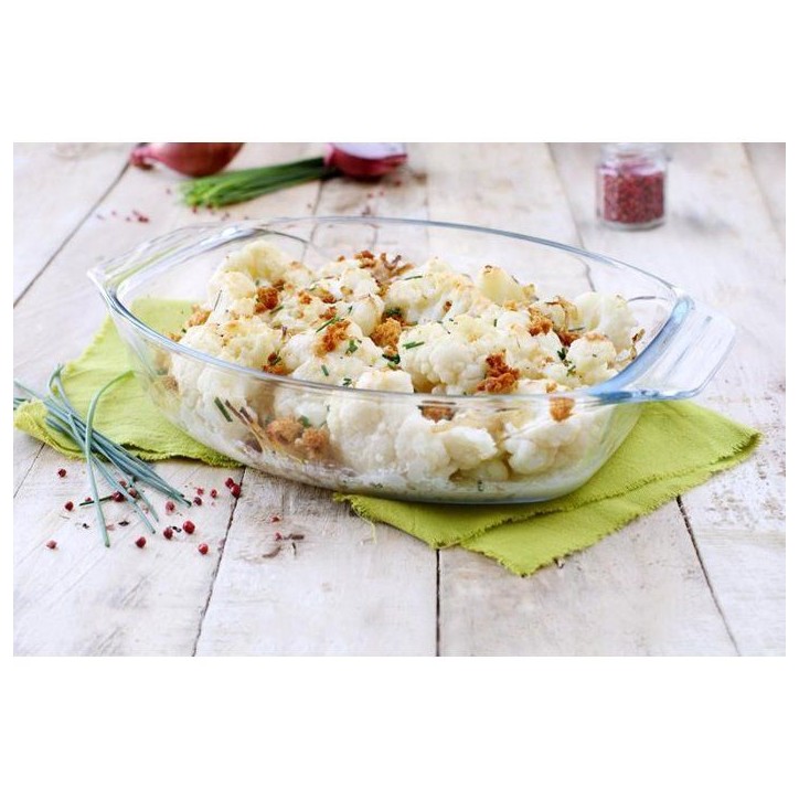 Plat a four ovale - PYREX - Let's Share - 39 x 27 cm - Verre Plat a four ovale - PYREX - Let's Share - 39 x 27 cm - Verre