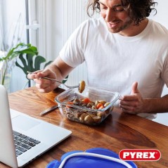 Lot de 2 boîtes de conservation carrées - PYREX - COOK & GO - Hermé