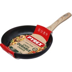 Poele - PYREX - Cook & Care - 24 cm - Anti-adhérent - Induction - San