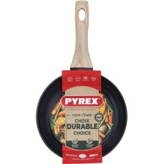 Poele - PYREX - Cook & Care - 20 cm - Anti-adhérent - Induction - San