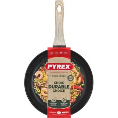 Poele - PYREX - Cook & Care - 26 cm - Anti-adhérent - Induction - San