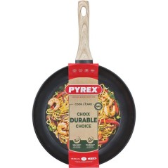 Poele - PYREX - Cook & Care - 30 cm - Anti-adhérent - Induction - San