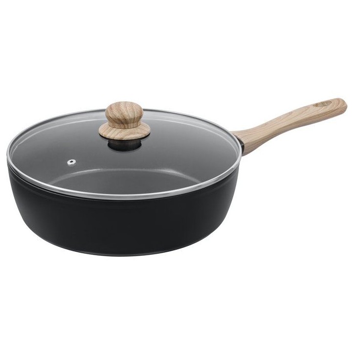 Sauteuse avec couvercle - PYREX - Cook & Care - 28 cm - Anti-adhérent - Induction - Sans PFAS Sauteuse avec couvercle - PYREX - Cook & Care - 28 cm - Anti-adhérent - Induction - Sans PFAS