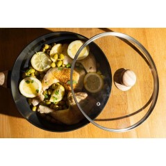 Sauteuse avec couvercle - PYREX - Cook & Care - 28 cm - Anti-adhérent