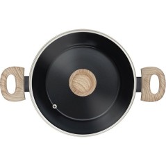 Faitout avec couvercle - PYREX - Cook & Care - 24 cm - Anti-adhérent