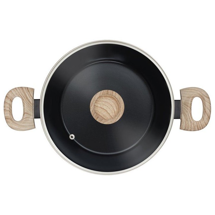 Faitout avec couvercle - PYREX - Cook & Care - 24 cm - Anti-adhérent - Induction - Sans PFAS Faitout avec couvercle - PYREX - Cook & Care - 24 cm - Anti-adhérent - Induction - Sans PFAS