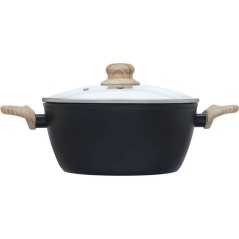 Faitout avec couvercle - PYREX - Cook & Care - 24 cm - Anti-adhérent