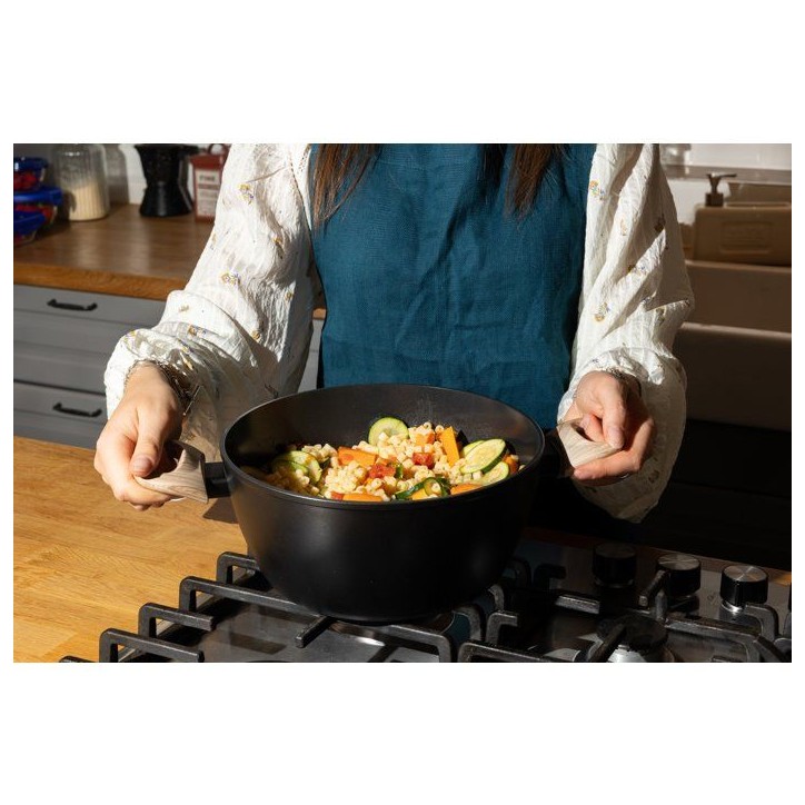 Faitout avec couvercle - PYREX - Cook & Care - 24 cm - Anti-adhérent - Induction - Sans PFAS Faitout avec couvercle - PYREX - Cook & Care - 24 cm - Anti-adhérent - Induction - Sans PFAS
