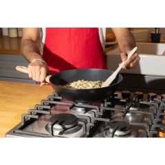 Wok - PYREX - Cook & Care - 28 cm - Anti-adhérent - Induction - Sans