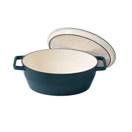 Cocotte ovale - PYREX - Slow Cook - 29 cm - Fonte - Deep Blue