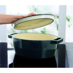 Cocotte ovale - PYREX - Slow Cook - 29 cm - Fonte - Deep Blue