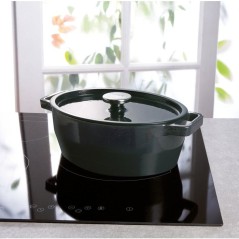 Cocotte ovale - PYREX - Slow Cook - 29 cm - Fonte - Deep Blue